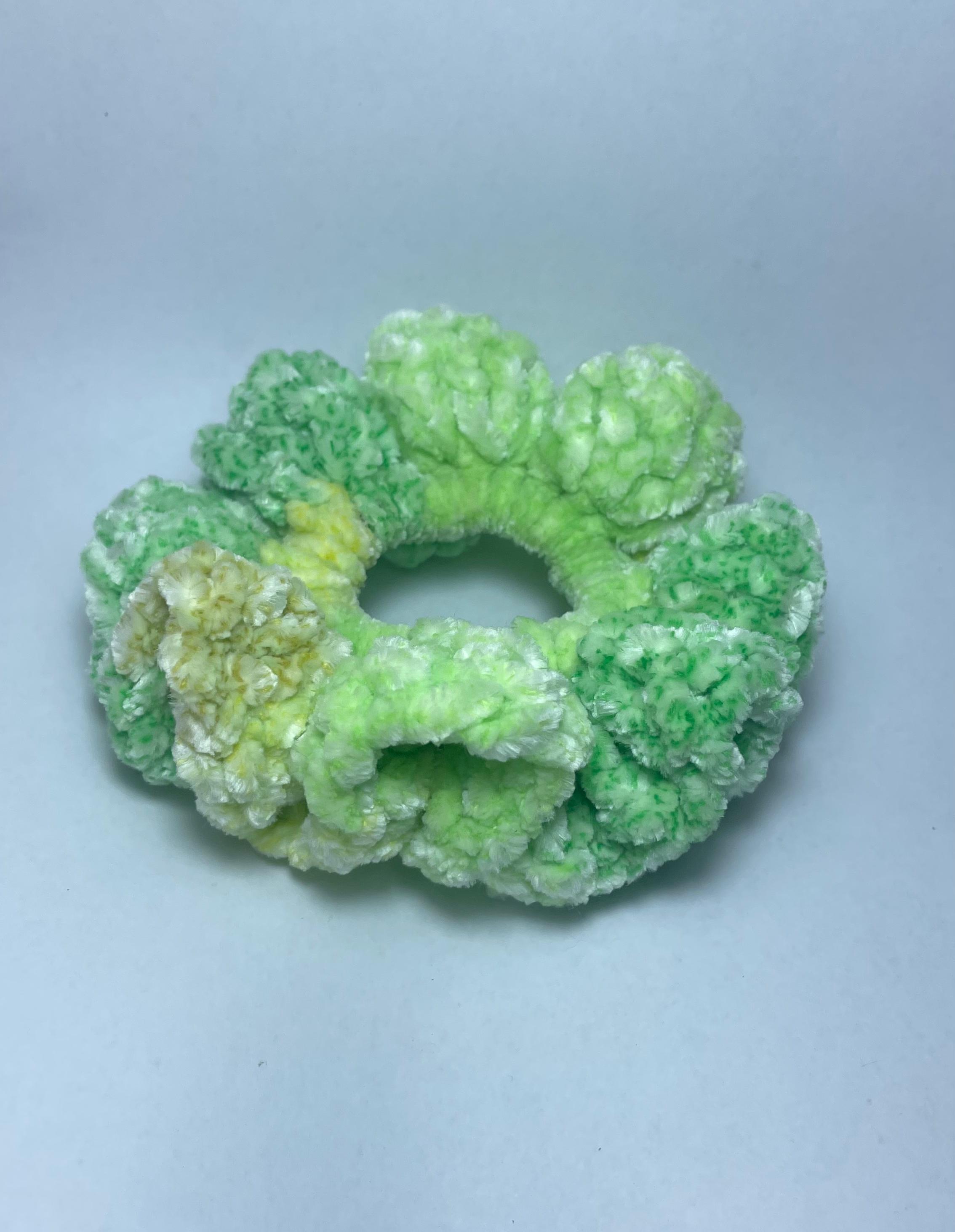 Lemon & Leaf Scrunchie