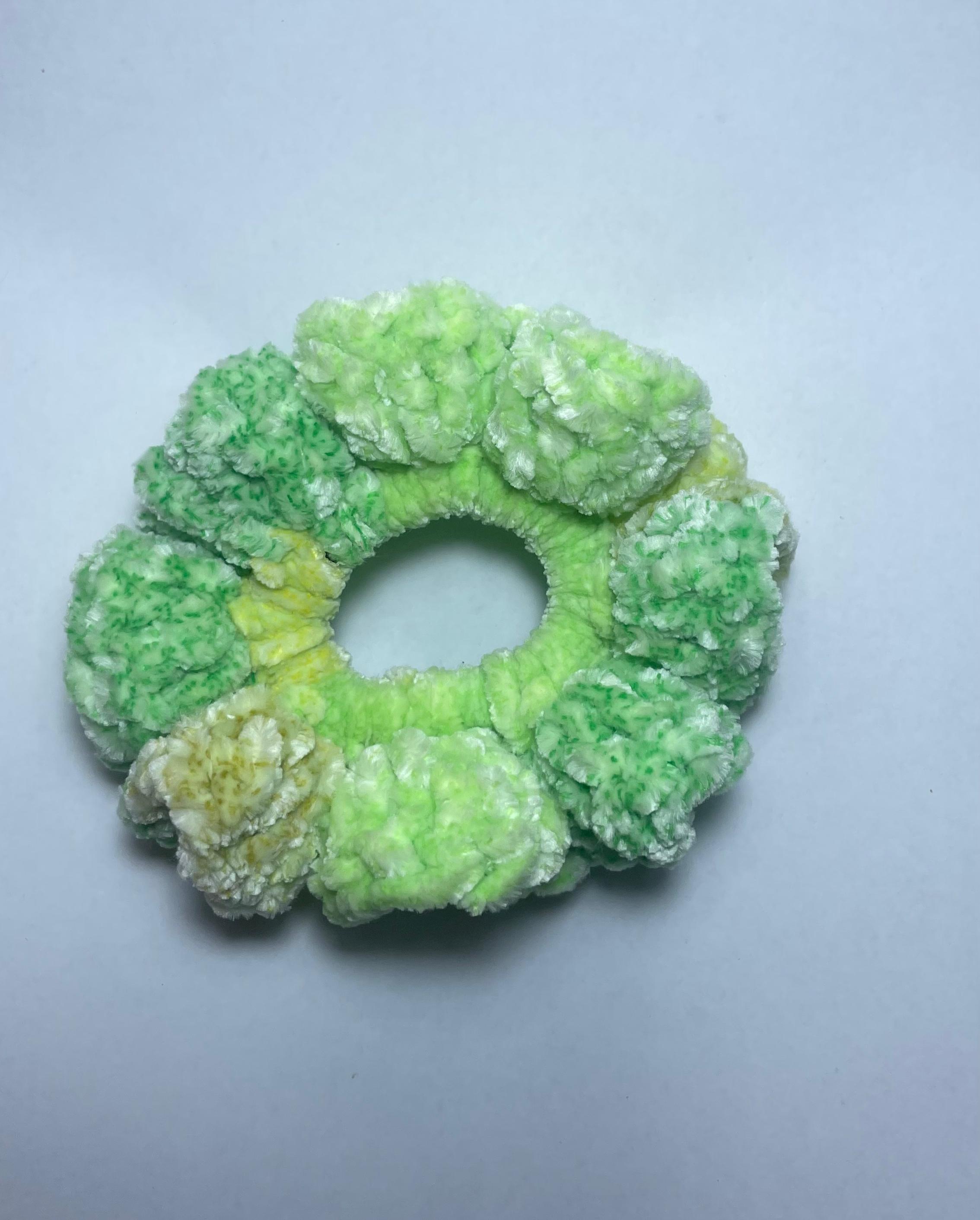 Lemon & Leaf Scrunchie
