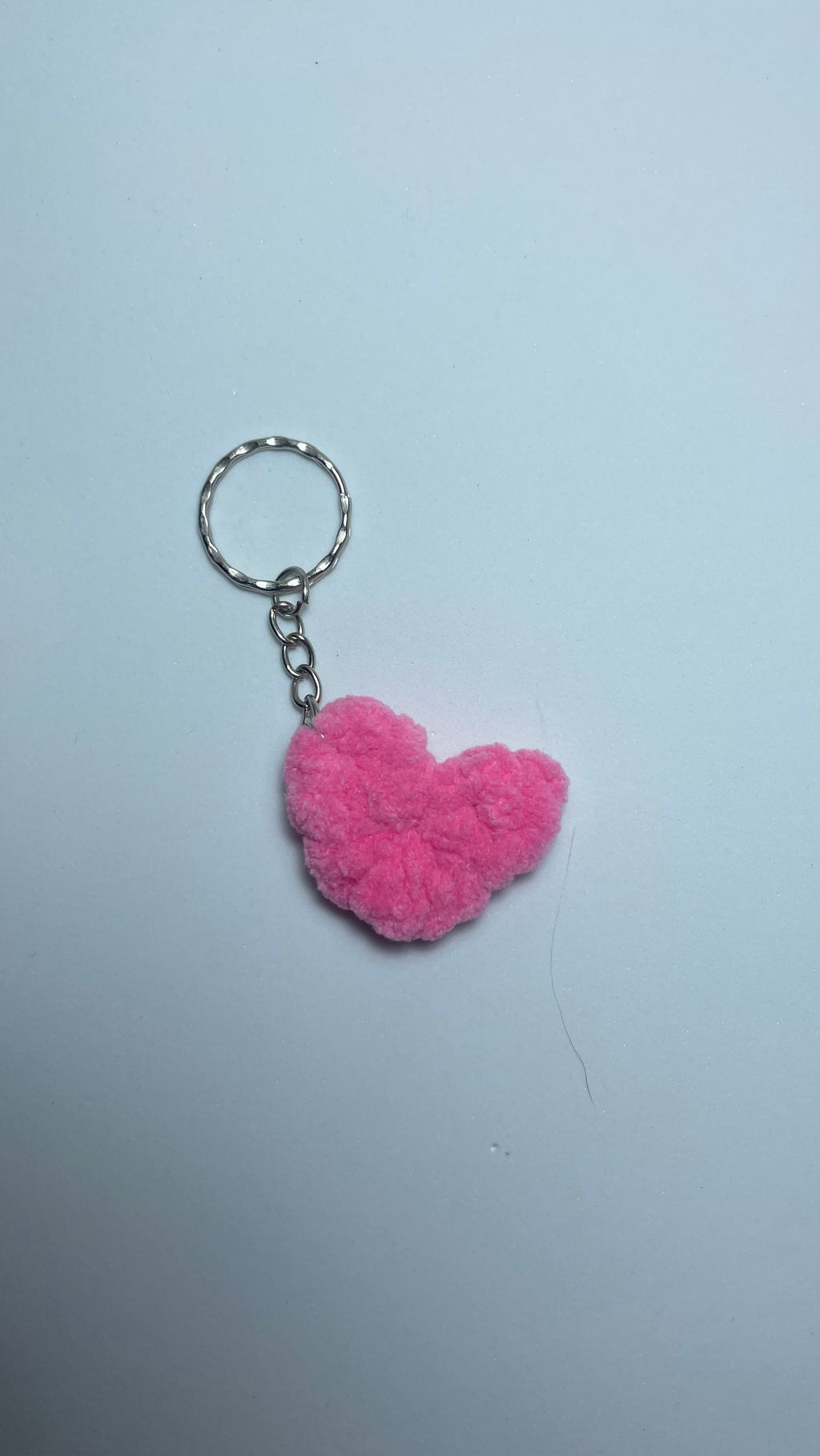 Mini heart keychain