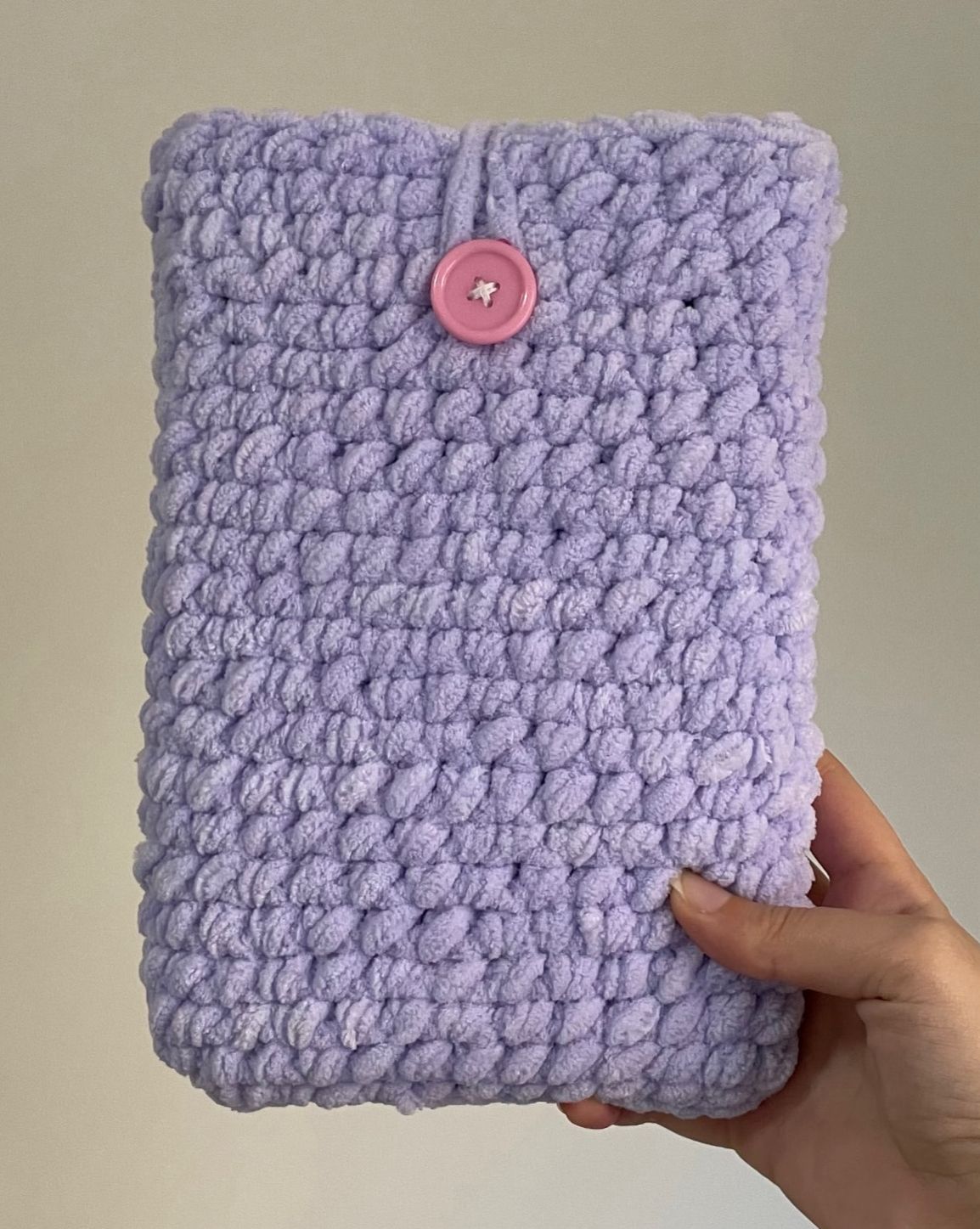 Lilac Softie Book Sleeve